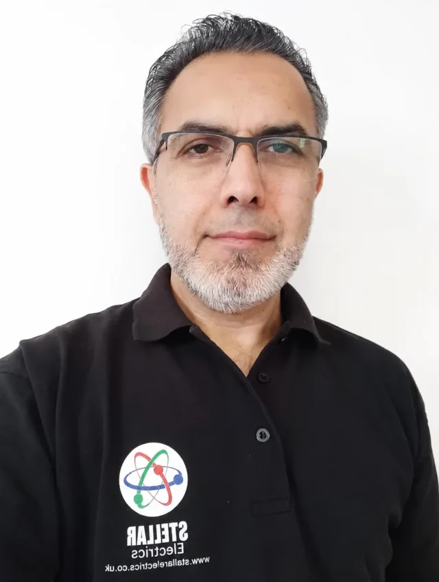 Nadeem Ashraf, your electrician at Stellar Electrics